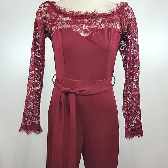 NANAMACS Lace Trim Jumpsuit size L - Picture 1 of 10